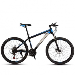 ndegdgswg Vélos de montagnes ndegdgswg VTT 24 / 26 pouces noir et bleu, pour adultes, tout-terrain, vitesse variable, voiture de sport, jeune étudiant, vélo 26" 27 vitesses
