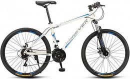 No branded vélo No Branded Forever Ye880 Vélo VTT pour adulte avec siège réglable 27, 5" 24 vitesses Cadre en acier Blanc / bleu