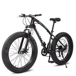 LYRWISHJD Vélos de montagnes Queue douce Montagne Trail Bikes haute en acier au carbone Outroad Vélos Vélos d'exercice avec 4, 0 pouces pneu large for Étudiant Cross Sports Fitness Pays ( Size : 26inch , 速度 Speed : 21 Speed )
