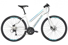 Serious Vélos de montagnes SERIOUS Sonoran Hybrid - VTC Femme - Blanc Hauteur de Cadre 52cm 2018 VTT Homme