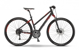 Staiger Vélos de montagnes Staiger – Daytona 2015 – Vélo de cyclo cross – Pour femme – Noir / rouge mat (RH 44 cm)