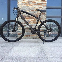 Syxfckc vélo Syxfckc 26 Pouces de vélo de Montagne, Haute teneur en Carbone VTT de Queue Dur, de la lumière de vélo avec Disque de siège réglable de BIS (Color : Black)