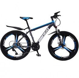 Tbagem-Yjr vélo Tbagem-Yjr Acier-Carbone VTT - Suspension Double Banlieue Ville Hardtail Vélo (Color : Black Blue, Size : 27 Speed)
