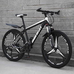 Tbagem-Yjr vélo Tbagem-Yjr Ville De Banlieue Hardtail Vélo - Montagne Vélo VTT D'amortissement (Color : Black White, Size : 21 Speed)