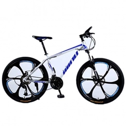 Tbagem-Yjr vélo Tbagem-Yjr VTT for Adultes, 26 Pouces Vélo Est Hors Ville Route Hommes Sports Loisirs (Color : White Blue, Size : 24 Speed)
