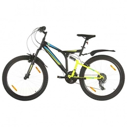 tidyard Vélos de montagnes Tidyard Vélo de Montagne pour Adulte 21 Vitesses Roue de 26 Pouces 49 cm Noir