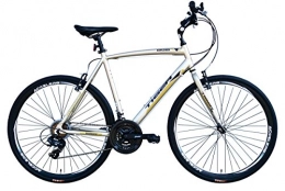 Tiger Cycles vélo Tiger Explorer 700 C Alliage hybride pour vélo de trekking pour hommes – Crossbar Cadre, 45, 7 cm