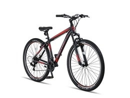 Generic Vélos de montagnes Umit 4 mouvement 29 pouces VTT V-Brakes Noir-rouge