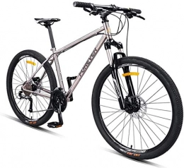 YANQ Vélos de montagnes VTT adultes, cadre en acier 27, 5 pouces hardtail freins à disque de vélo de VTT de suspension avant, unisexe vélo, 27 vitesses, 30 vitesse
