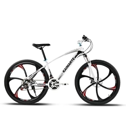SHANRENSAN Vélos de montagnes VTT Cross-Country, pour adultes, antichoc, cadre de 66 cm, en acier à haute teneur en carbone, pour l’école