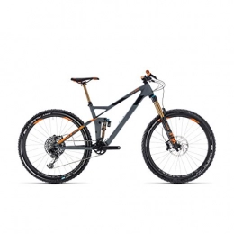 Cube vélo VTT Cube Stereo 140 HPC TM 27.5 grey'n'orange 2018 - 16"