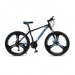 Yuxiaoo vélo Vélo, amortisseur de frein à double disque VTT, vélo 26 pouces 27 vitesses, pour adultes et adolescents, s'adapter à divers terrains, cadre en acier à haute teneur en carbone / C / 168x95cm
