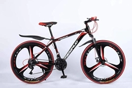 FREIHE Vélos de montagnes Vélo de montagne 24 vitesses pour adulte, cadre complet en alliage d'aluminium léger, roue à suspension avant pour homme, frein à disque