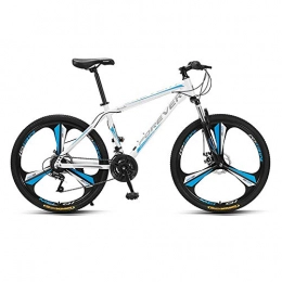 Yuxiaoo Vélos de montagnes Vélo, VTT, vélo tout-terrain 26 pouces 24 vitesses, cadre en alliage d'aluminium ultra léger, pour adultes et adolescents, frein à double disque, siège réglable / B / 168x97cm