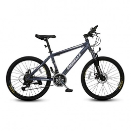 Yuxiaoo vélo Vélo, VTT, vélo à choc 21 vitesses, avec cadre en acier à haute teneur en carbone, frein à double disque mécanique, pour adultes et adolescents, pas facileà déformer, antidérapant / C / 170x101