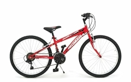 Velomarche vélo Vélo vélo 24 VTT RED MOON SHIAMANO 18 V mixte enfant vitesse (rouge)