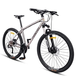 LNDDP Vélos de montagnes Vélos de montagne pour adultes, vélo de montagne semi-rigide à cadre en acier de 27, 5 pouces, freins à disque mécaniques, vélos antidérapants, vélo de montagne tout-terrain pour hommes et femmes