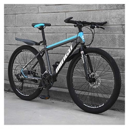 WIYP vélo WIYP VTT de Montagne Adulte Homme et féminin Étudiante Étudiante Étudiante Amortisseur Hors Route Jeune Roue de vélo léger 24-Oinch (Color : Blue, Size : 27)