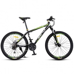 Xiaoyue Vélos de montagnes Xiaoyue 24x Mountain Bikes, 26 Pouces Adulte Haute teneur en Carbone Cadre en Acier Hardtail vélos Tout-Terrain VTT Hommes, Vélos Anti-Slip, Vert lalay (Color : Green)