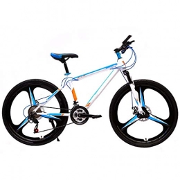 yfkjh Vélos de montagnes yfkjh VTT pour adulte avec double frein à disque - Une roue hors route - Vitesse variable - Pour homme et femme - 21 vitesses