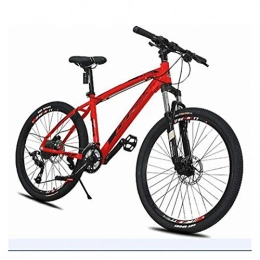 Youpin Vélos de montagnes Youpin VTT 26" 27 vitesses Fat Bike en alliage d'aluminium adapté pour les zones de montagne plus sûres (couleur : rouge et noir, taille : 66 cm)
