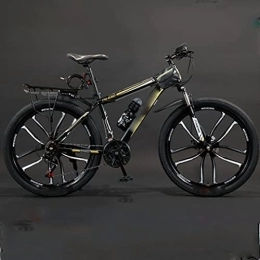 YXGLL vélo YXGLL 26 * 4 Big Tire Bicycle, Steel Softail Frame Downhill Fashion Beach Bike Snow Bike (Yellow 27 Speed)
