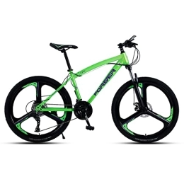 zcyg vélo zcyg Vélo De Montagne Adulte, Roue 24 / 26 Pouces, 21 Vitesses avec Frein à Disque(Size:26inch, Color:Vert)