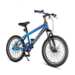 ZXQZ Vélos de montagnes ZXQZ Vélo de 18 Pouces, VTT avec Fourche Avant Amortisseur, Poignée de Frein Réglable, pour Les Enfants de 6 À 12 Ans (Color : Blue)