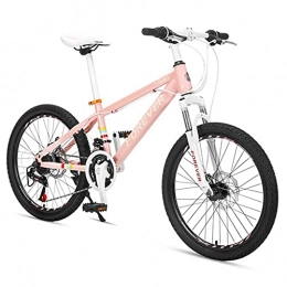 ZXQZ vélo ZXQZ Vélos de Cross-Country, Vélo de Sport À Vitesse Variable de 22 Pouces pour Filles, Freins À Disque Mécaniques Avant et Arrière, pour Se Rendre À L'école (Color : Pink)