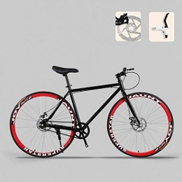 Aoyo Vélos de routes 26 pouces Vélo de route, vélos Moutain, Double disque de frein, cadre en acier au carbone à haute, Route de vélos de course, et les femmes adultes hommes, (Color : A)