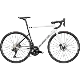 Cannondale vélo Cannondale Supersix Evo Carbon Disc 105 Di2 Blanc / Noir, Taille 54