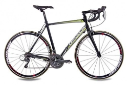 CHRISSON vélo CHRISSON Vélo de course 28" avec fourche Shimano Claris Carbon 24 vitesses Noir mat Taille du cadre : 56 cm