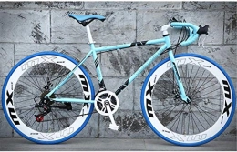 Clothes Vélos de routes Commuter City Road Bike, 26 pouces vélo de route, 24 vitesses à double disque de frein Vélos, Cadre en acier au carbone à haute, Route de vélos de course, Rider Taille 165-185 cm (5.4-6 pieds) , Unisex