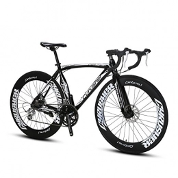 Extrbici vélo Extrbici – Vélo de course XC700, roues 700C x 700 mm, cadre léger en alliage d'aluminium 56 cm, 14 vitesses Shimaro 2300, double freins à disque mécanique, noir