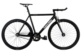 FabricBike vélo FabricBike Light - Vélo Fixie, Fixed Gear, Single Speed, Cadre et Fourche Aluminium, Roues 28", 3 Tailles, 4 Couleurs, 9, 45 kg (Taille M) (L-58cm, Light Matte Black)