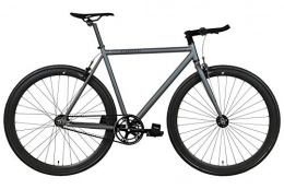 FabricBike vélo FabricBike Original Pro - Vélo Fixie Noir, Fixed Gear, Single Speed, Cadre Hi-Ten Acier, 10Kg… (Pro Graphite & Matte Black, S-49cm)