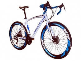 Helliot Bikes Vélos de routes Helliot Bikes Sport 02 Vélo de Route, Unisexe Adulte, Blanc / Bleu, M-L