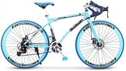 AXWT vélo HXWT Bleu 26 Pouces 24 Vitesses VTT Vélo Sport Étudiant Plein air Cyclisme Vélos de Route Vélos d'exercice Vélos Vélos de Montagne
