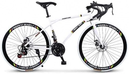 AXWT Vélos de routes HXWT Noir blanc 26 pouces 24 vitesses VTT Vélo Sport Étudiant plein air Cyclisme Vélos de route Vélos d'exercice Vélos Vélos de montagne, cadre en acier haute teneur en carbone et des femmes des homme