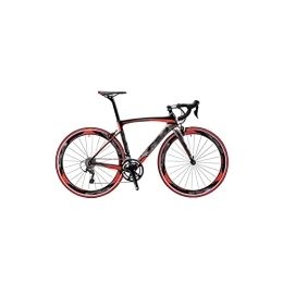 KOWM vélo KOWM zxc vélos pour hommes vélo de route en carbone 700c vélo de route en carbone avec 18 vitesses vélo de route de course vélo en fibre de carbone (couleur : rouge, taille : 18 vitesses)