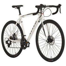 KS Cycling vélo KS Cycling Gravelbike 28'' Xceed Blanc-Noir TC 54 cm