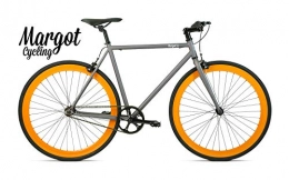 Margot Cycling Europa Vélos de routes MARGOT Lampo – Single Speed, vélo fixie, Fixed, Urban Bike, 54