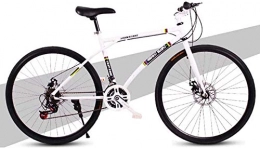MJY vélo MJY Vélos de route, vélos 24 vitesses 26 pouces, double frein à disque, cadre en acier à haute teneur en carbone, course de vélos sur route, hommes 'S et femmes pour adultes 6 à 24 ans seulement