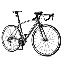 ZTBXQ vélo Sports de plein air banlieue ville vélo de route vélo de montagne 16 vitesses route hommes femmes vélo de route cadre en aluminium vélo ultra-léger 700 * 25C ​​roues parfait pour la route ou le Dir