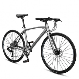 ZTBXQ vélo Sports de plein air banlieue ville vélo de route vélo montagne 30 vitesses route adulte banlieue léger vélo de route en aluminium 700 * 25C ​​roues vélo de course avec frein à disque double gris no