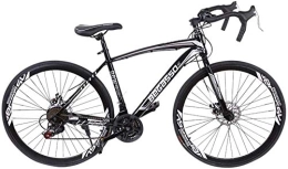 SYCY 700C vélo de Route Begasso Shimanos Aluminium Suspension complète vélo de Route 21 Vitesses Freins à Disque pour Hommes et Femmes-Noir