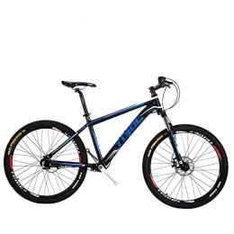 TDJDC vélo TDJDC Explorer300 Top qualité sans chaîne 3 Vitesses Mountain Bike, vélo de Sport, vélo d'entraînement de l'arbre, Cadre en Alliage d'aluminium VTT, 26 × 17.5" (Bleu)