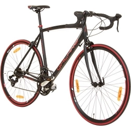 Viking vélo Viking Vuelta Sti Vélo de course 700C 28" (71 cm) – 4 tailles de cadre – 2 couleurs, noir / rouge, 59 cm