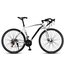 Hisunny vélo Vélo de course, cadre en aluminium 700C, 21 vitesses Shimano Gravel Bike pour homme et femme Blanc.