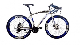 All-Bikes Vélos de routes Vélo de route, vélo de sport, shimano, 21 vitesses, disques de freins (Blanc)